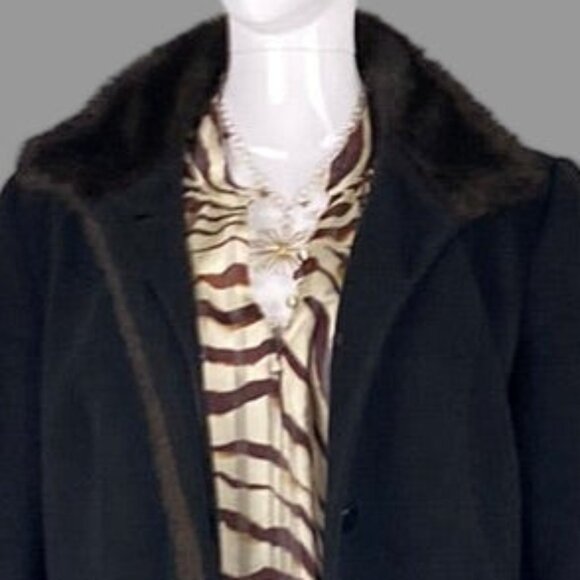 London Fog wool/cashmere Lydia long coat - Picture 6 of 9